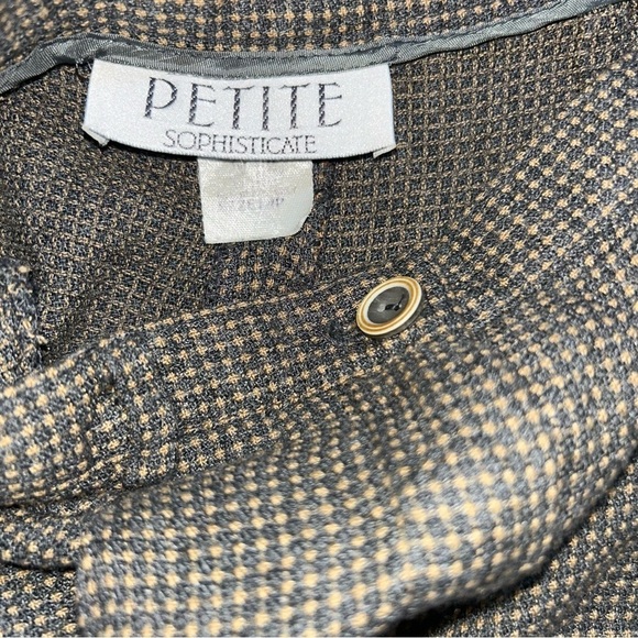 Petite Sophisticate Brown Ankle Pants - Picture 5 of 6